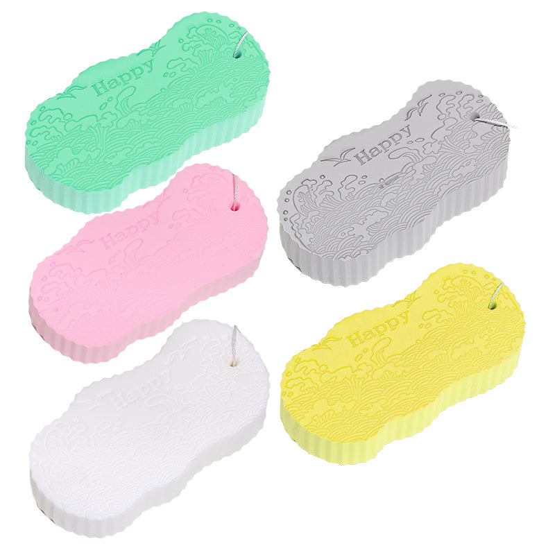 🛁Spugna da bagno morbida in PVA✨Texture delicata sulla pelle, anche quella sensibile. Altamente elastica, doppia superficie per pulire sporco e sudore. Si asciuga velocemente, senza cattivi odori.