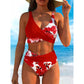 🌺👙 Bikini a vita alta con stampa floreale – Effetto valorizzante e snellente, stile vacanziero delicato✨✅