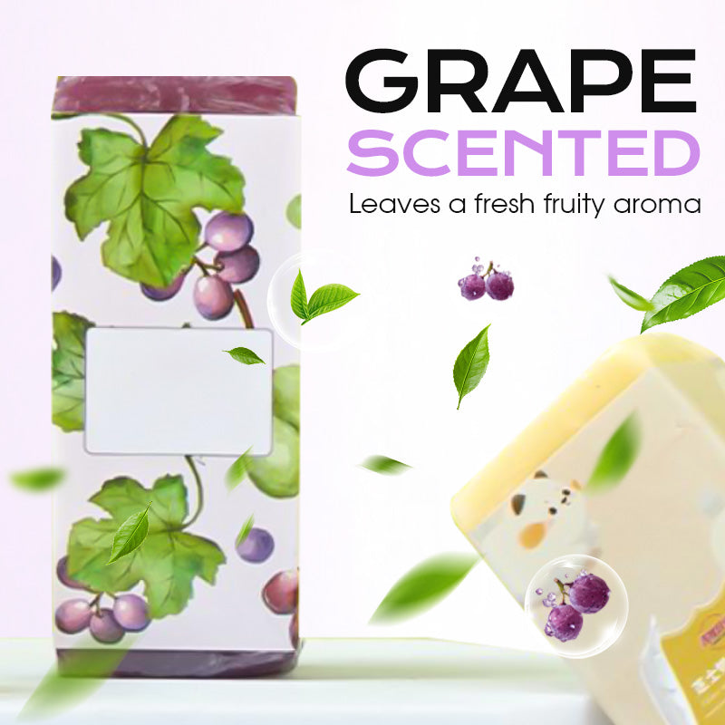 Sapone detergente portatile al profumo d’uva