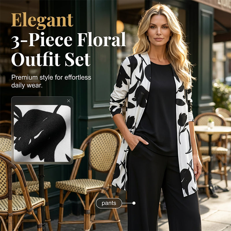 Set da donna casual e comodo, 3 pezzi