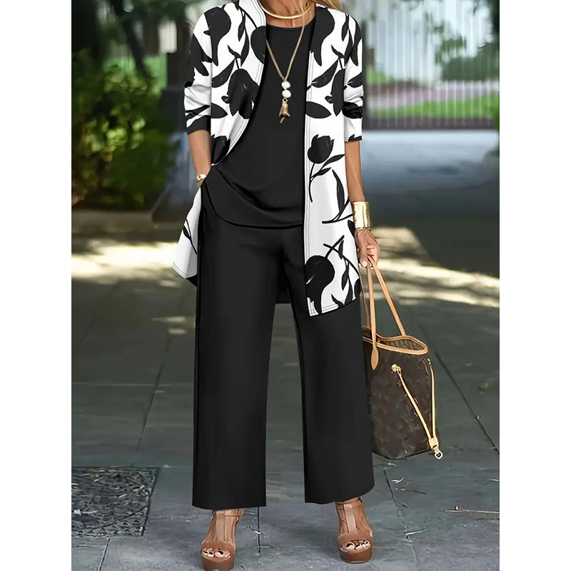 Set da donna casual e comodo, 3 pezzi
