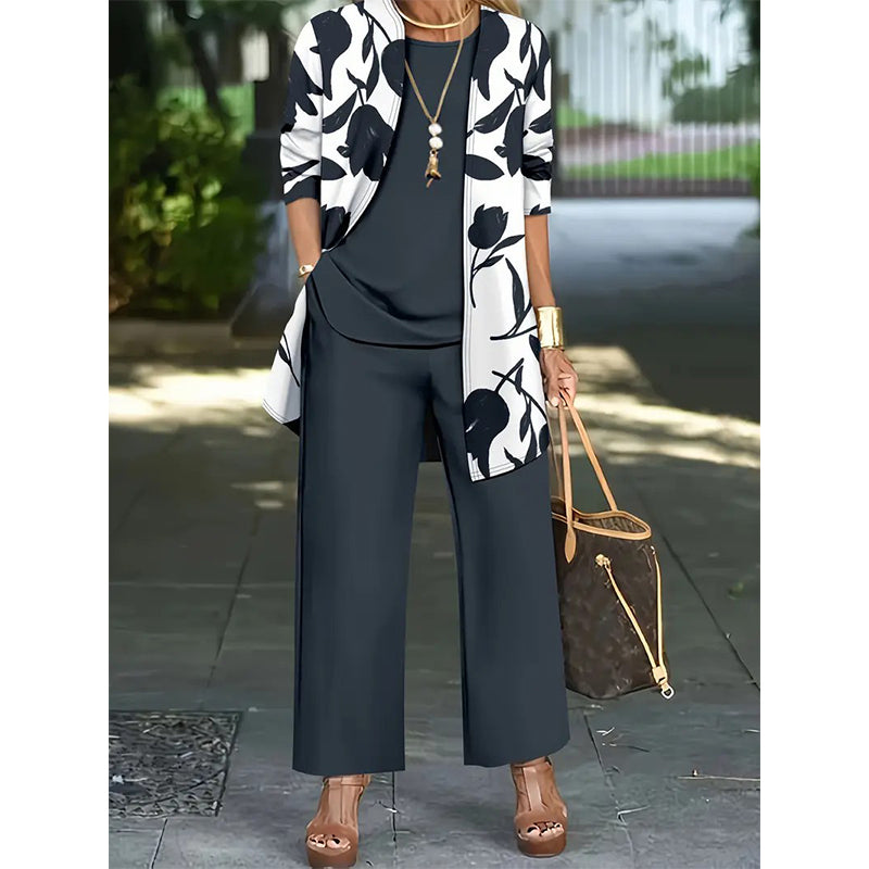 Set da donna casual e comodo, 3 pezzi