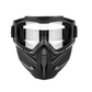 Maschera Integrale Protettiva con Occhiali Staccabili