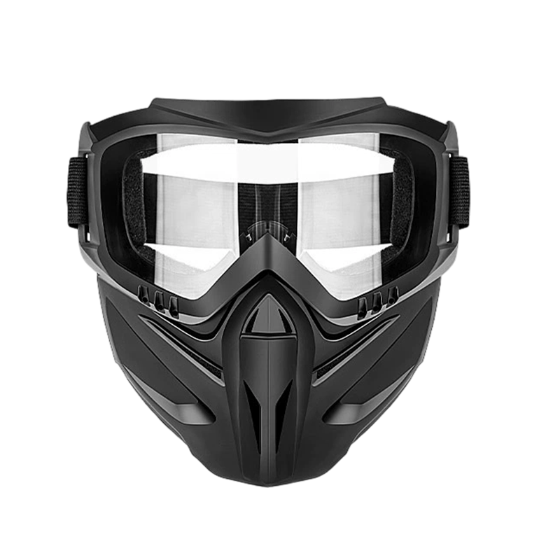 Maschera Integrale Protettiva con Occhiali Staccabili