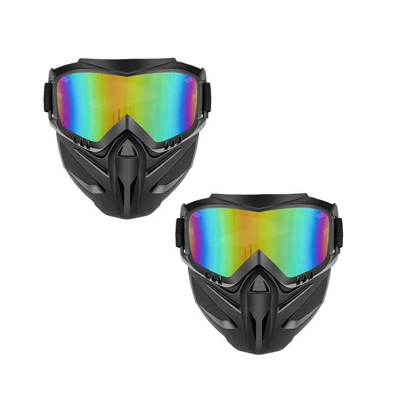 Maschera Integrale Protettiva con Occhiali Staccabili
