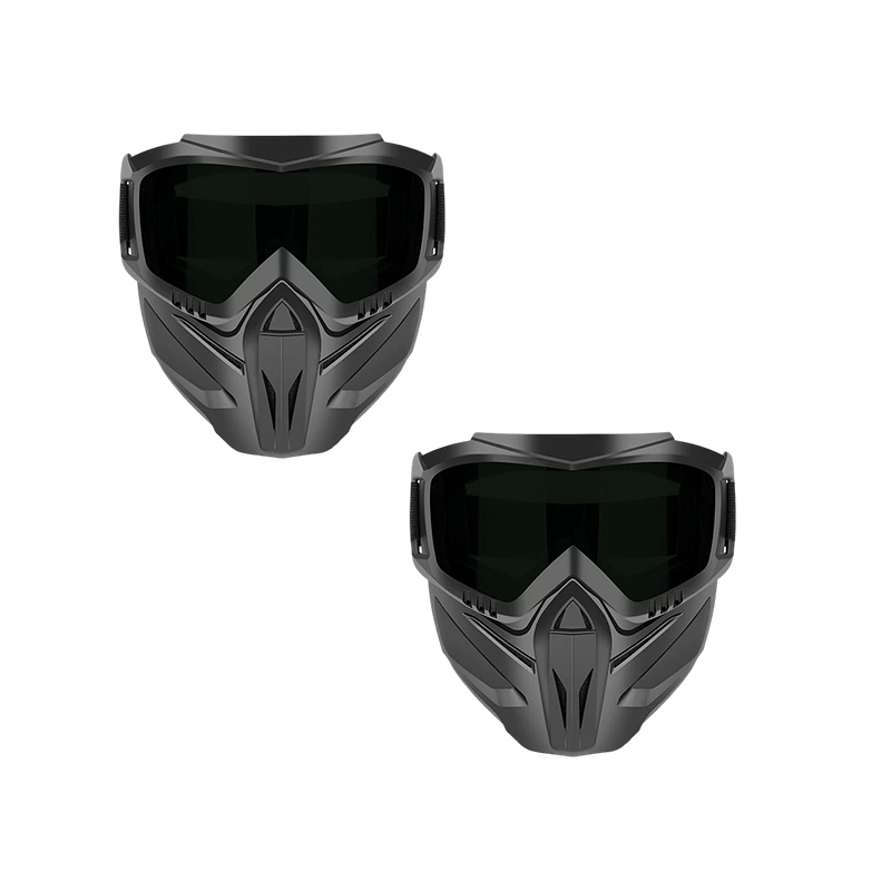 Maschera Integrale Protettiva con Occhiali Staccabili