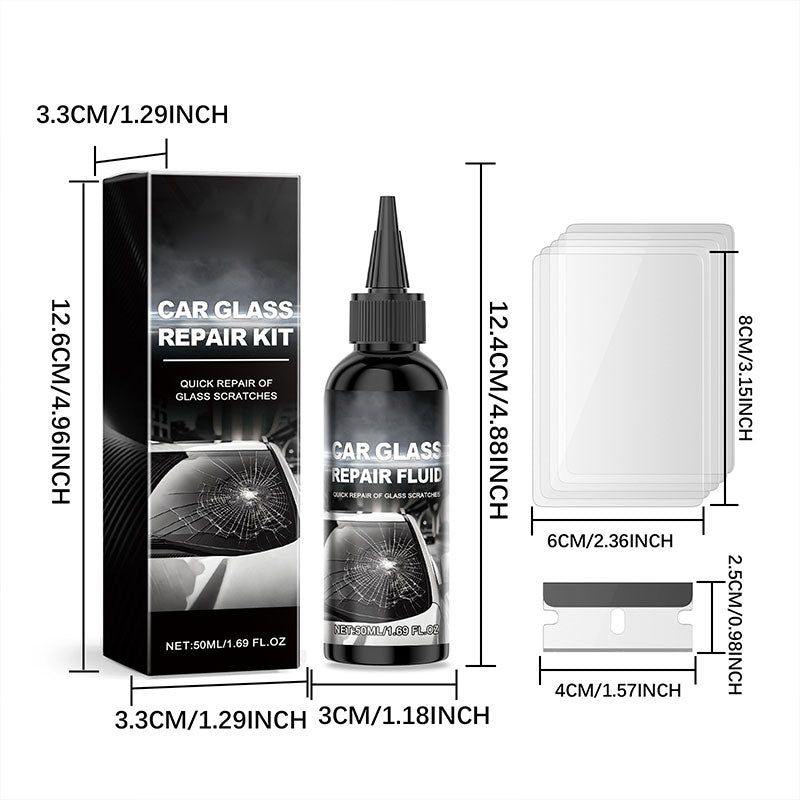 Kit di riparazione rapida per crepe sul parabrezza dell'auto