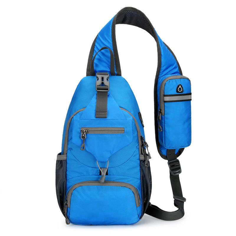 🎒 50% DI SCONTO! ✨ Borsa a tracolla da uomo per attività all'aperto – Molte tasche, resistente all'acqua, parte posteriore traspirante