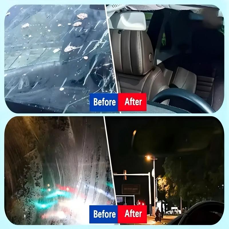 Pasta riparatrice per graffi del vetro dell'auto con spugna