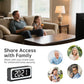 ⚡ Vendite calde 🔥 Fotocamera orologio digitale intelligente con WiFi dual band (5 GHz e 2,4 GHz) | Sistema di sicurezza domestica e monitoraggio in tempo reale