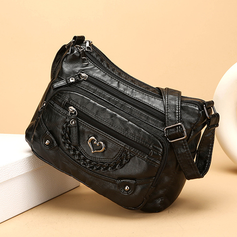 🎁 Novità 2026 – Sconto del 50% 💥 Borsa a tracolla da donna in morbida ecopelle PU, multitasche