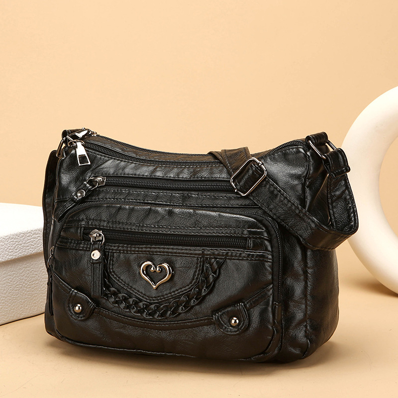 🎁 Novità 2026 – Sconto del 50% 💥 Borsa a tracolla da donna in morbida ecopelle PU, multitasche
