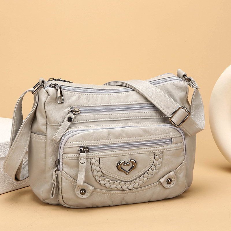 🎁 Novità 2026 – Sconto del 50% 💥 Borsa a tracolla da donna in morbida ecopelle PU, multitasche