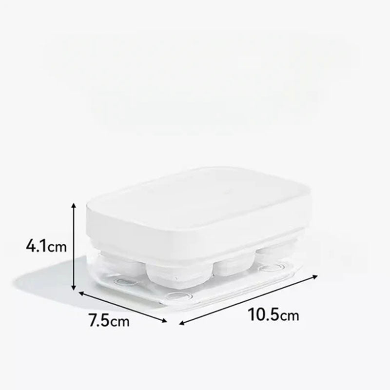 Stampo per cubetti di ghiaccio mini a 6 scomparti, sicuro per alimenti e facile da staccare