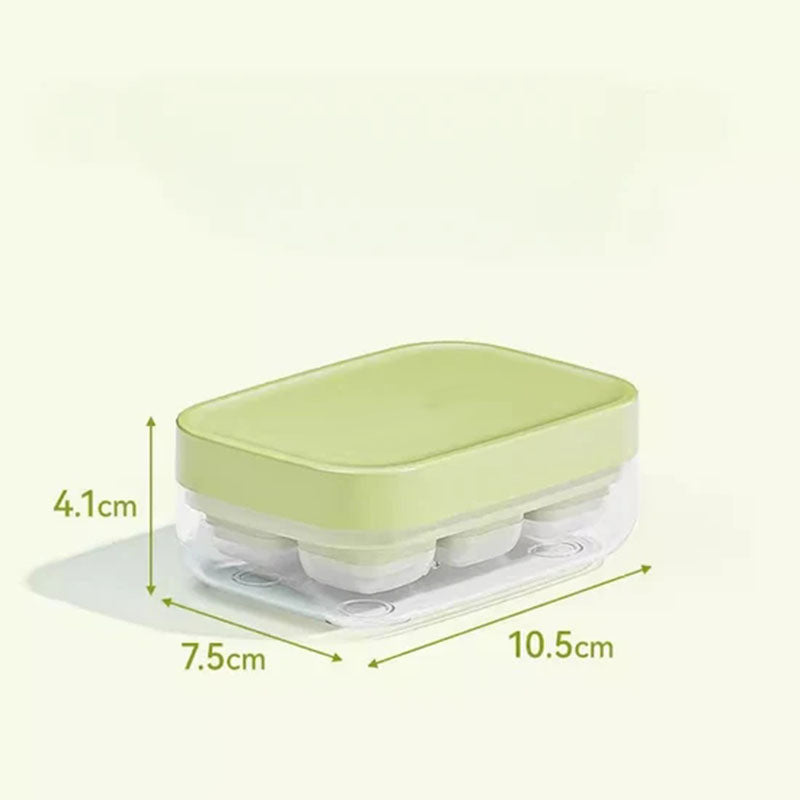 Stampo per cubetti di ghiaccio mini a 6 scomparti, sicuro per alimenti e facile da staccare