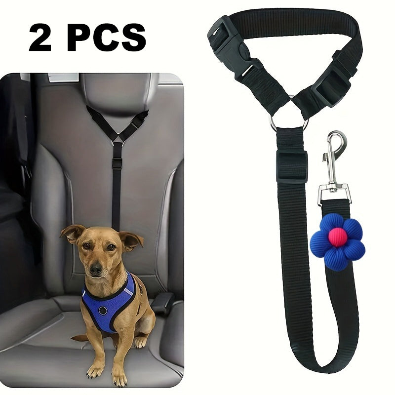 Cintura di sicurezza 2 in 1 per cani e guinzaglio da passeggio