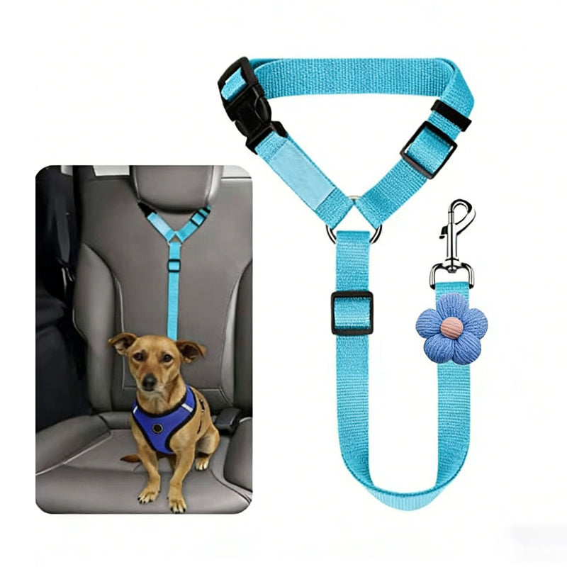 Cintura di sicurezza 2 in 1 per cani e guinzaglio da passeggio