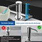 ⏰SCONTO DEL 50% A TEMPO LIMITATO! 🧼🚰 Basta cercare quella scomoda bottiglia di sapone: questo dispenser integrato eroga il sapone quando serve, senza ingombro né fuoriuscite. 🍽️