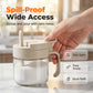 Portable Spice Jar with Spoon Holder