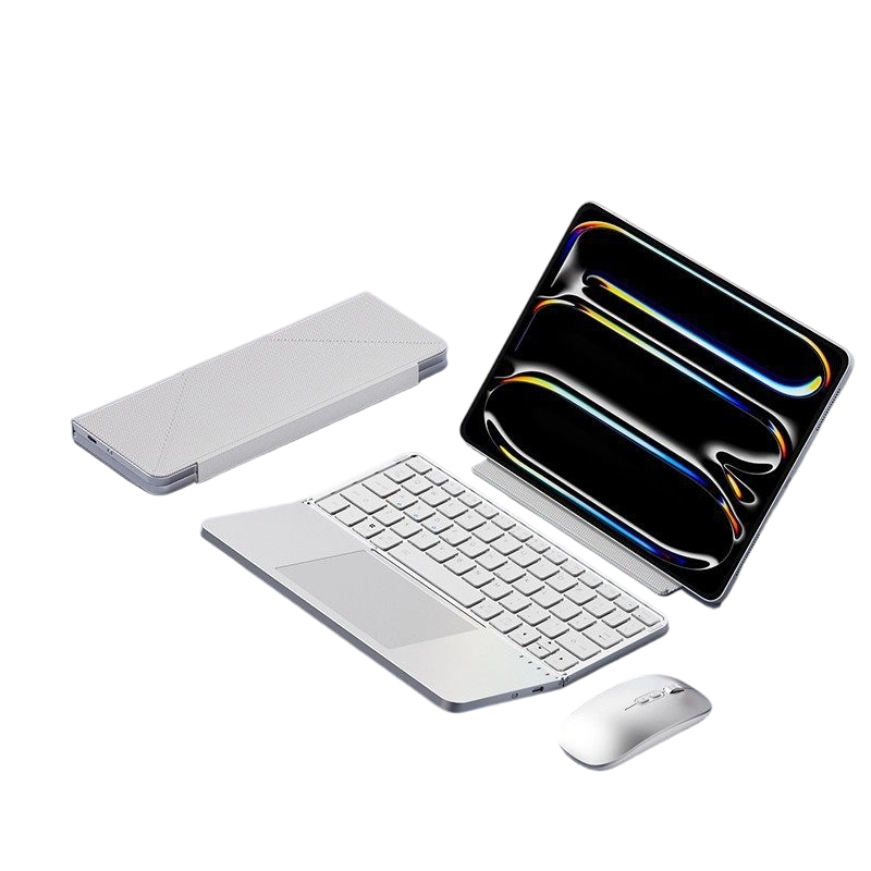 Tastiera Pieghevole Ultra Sottile con Touchpad e Supporto Integrato
