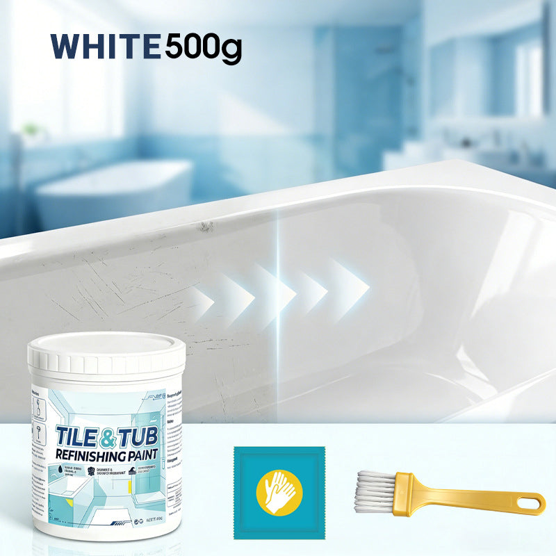 Kit di vernici premium per la ristrutturazione di piastrelle e vasche da bagno.