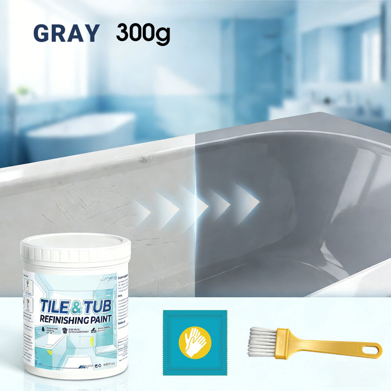 Kit di vernici premium per la ristrutturazione di piastrelle e vasche da bagno.