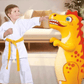 Sacco da Boxe Gonfiabile a Forma di Dinosauro per Bambini