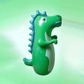Sacco da Boxe Gonfiabile a Forma di Dinosauro per Bambini