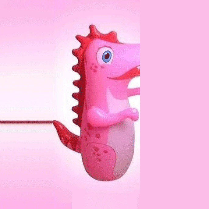 Sacco da Boxe Gonfiabile a Forma di Dinosauro per Bambini