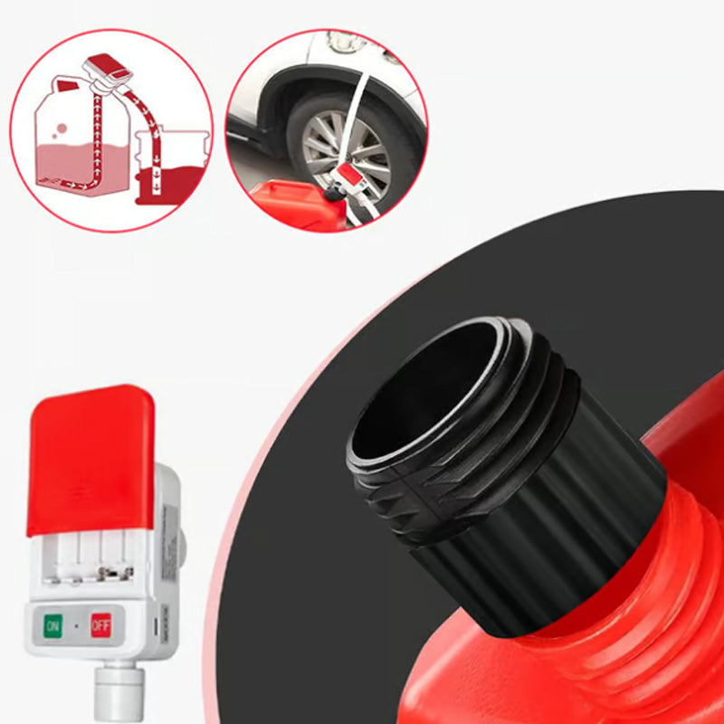 Pompa portatile a batteria per il travaso di carburante con arresto automatico