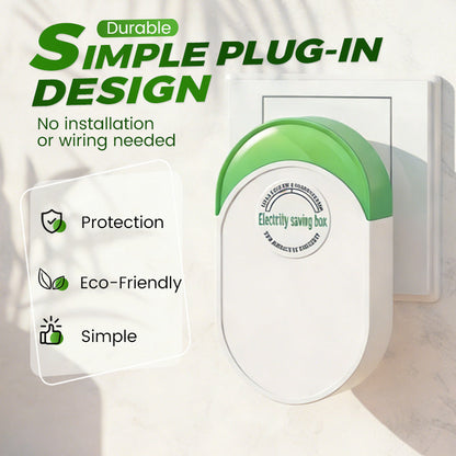 ⚡ COMPRA 2, OTTIENI 1 GRATIS! 🏠 Risparmiatore Elettrico & Stabilizzatore per la Casa – Riduce il Consumo di Energia, Protegge gli Elettrodomestici, Installazione Facile a Spina 💡