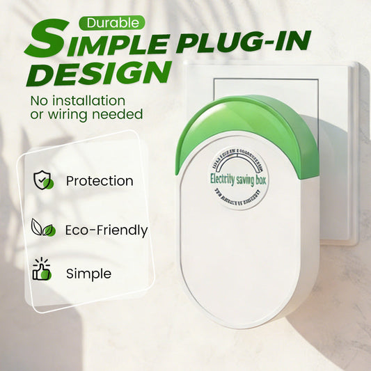 ⚡ COMPRA 2, OTTIENI 1 GRATIS! 🏠 Risparmiatore Elettrico & Stabilizzatore per la Casa – Riduce il Consumo di Energia, Protegge gli Elettrodomestici, Installazione Facile a Spina 💡