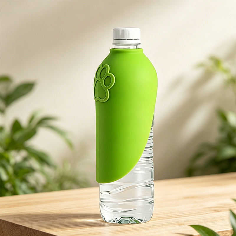Borraccia Pieghevole in Silicone per Cani con Dispenser d’Acqua