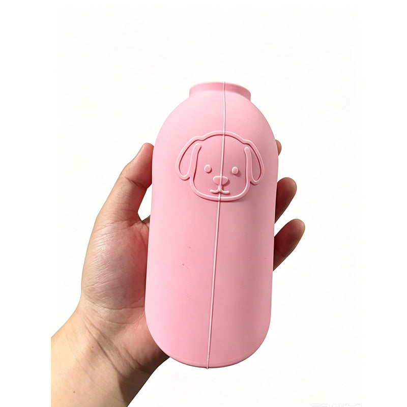 Borraccia Pieghevole in Silicone per Cani con Dispenser d’Acqua