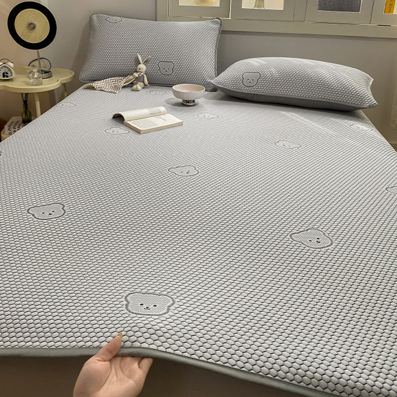Set Letto 3 Pezzi Traspirante in Jacquard con Simpatici Orsetti