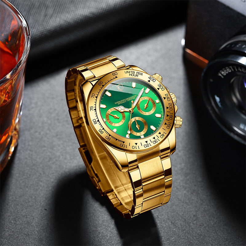 Orologio Uomo al Quarzo, Stile Business e Casual, Elegante da Polso