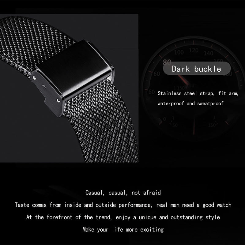 Orologio da uomo minimalista impermeabile al quarzo