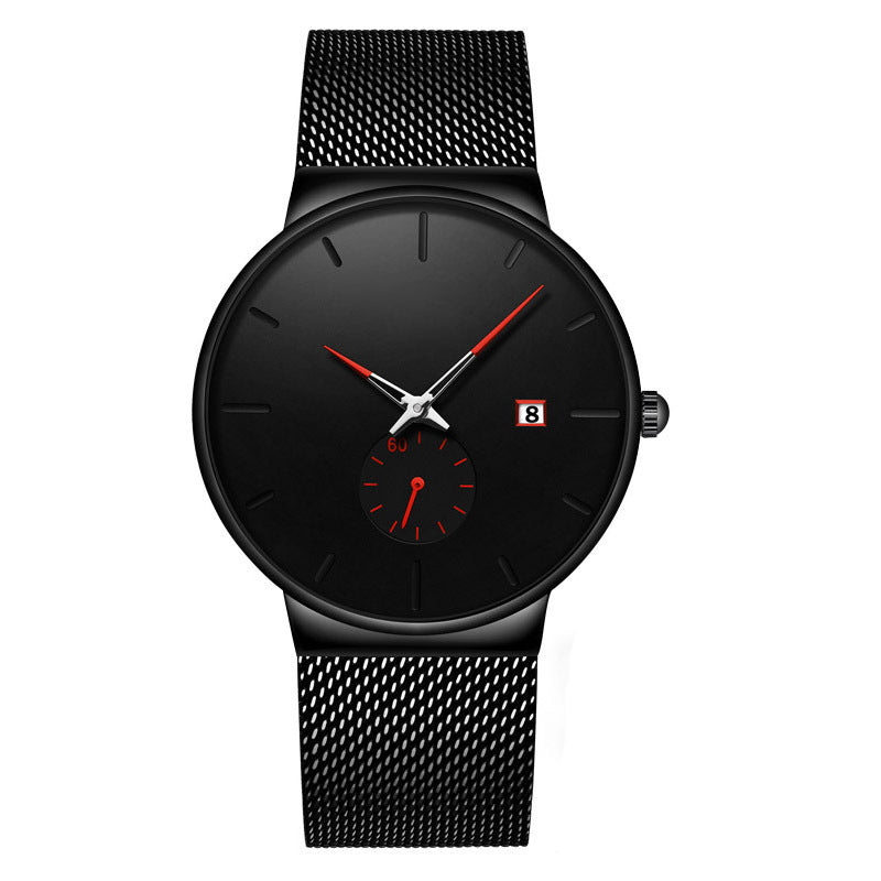 Orologio da uomo minimalista impermeabile al quarzo