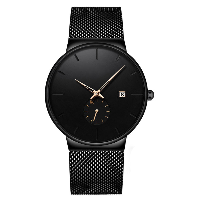 Orologio da uomo minimalista impermeabile al quarzo