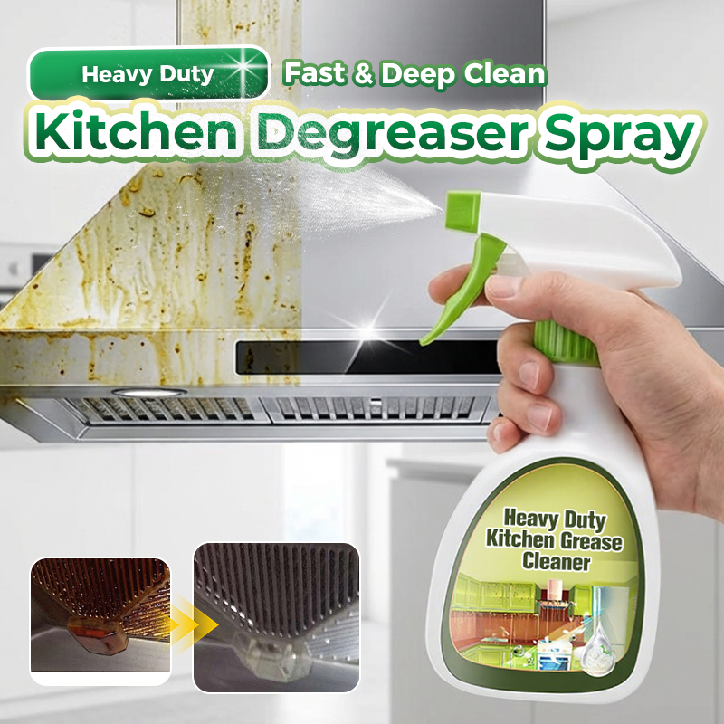 Sgrassatore Spray Schiuma Attiva per Cucina - Rimuove Grasso Bruciato e Incrostato