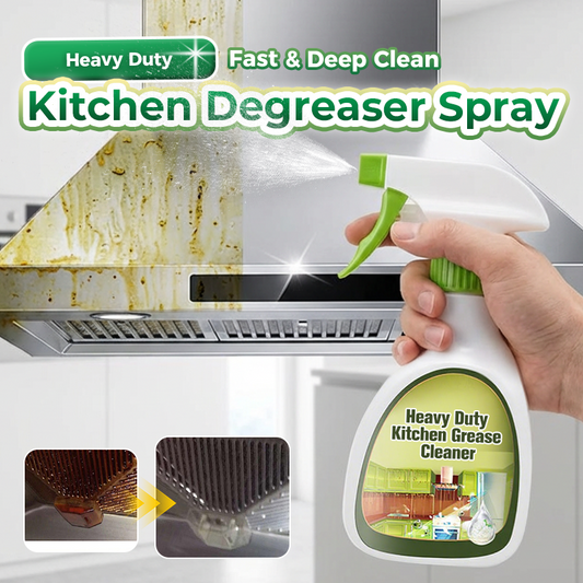 Sgrassatore Spray Schiuma Attiva per Cucina - Rimuove Grasso Bruciato e Incrostato