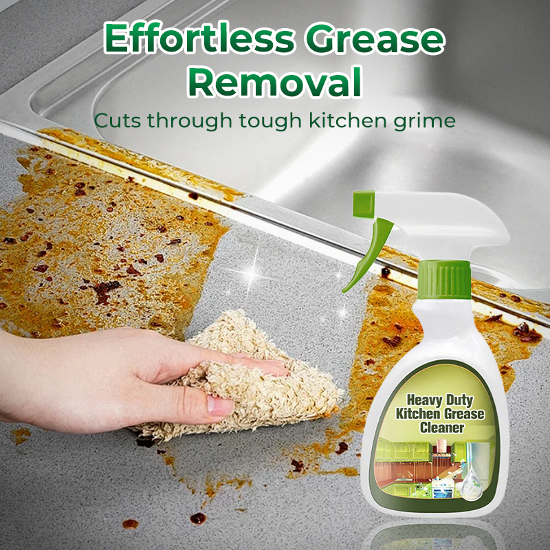 Sgrassatore Spray Schiuma Attiva per Cucina - Rimuove Grasso Bruciato e Incrostato