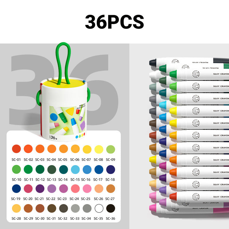 Washable Quick Drying Non-Toxic Oil Pastels Set