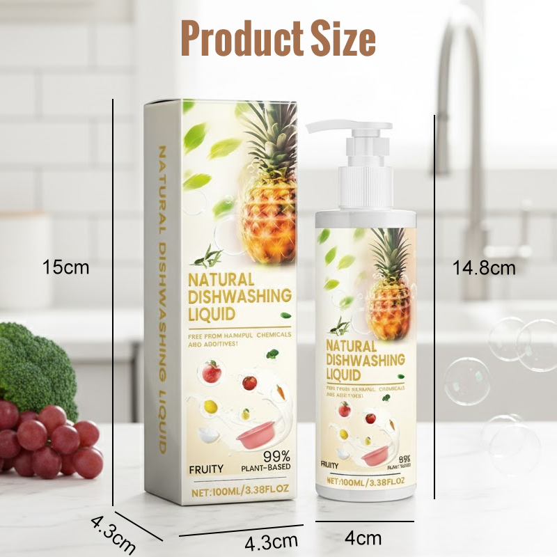 Detergente per frutta e verdura senza sostanze chimiche (100 ml)