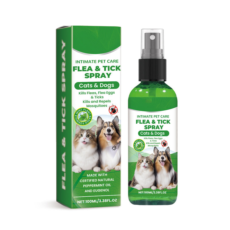 🍃Spray naturale contro pulci e zecche per cani e gatti🐾 Proteggi il tuo amato animale domestico dai parassiti
