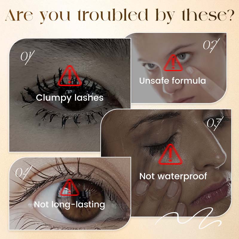 🔥 50% DI SCONTO · Mascara Waterproof Incurvante e Allungante ✨