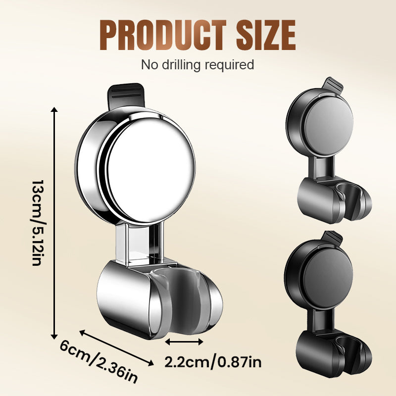 No-Drill Suction Shower Head Holder