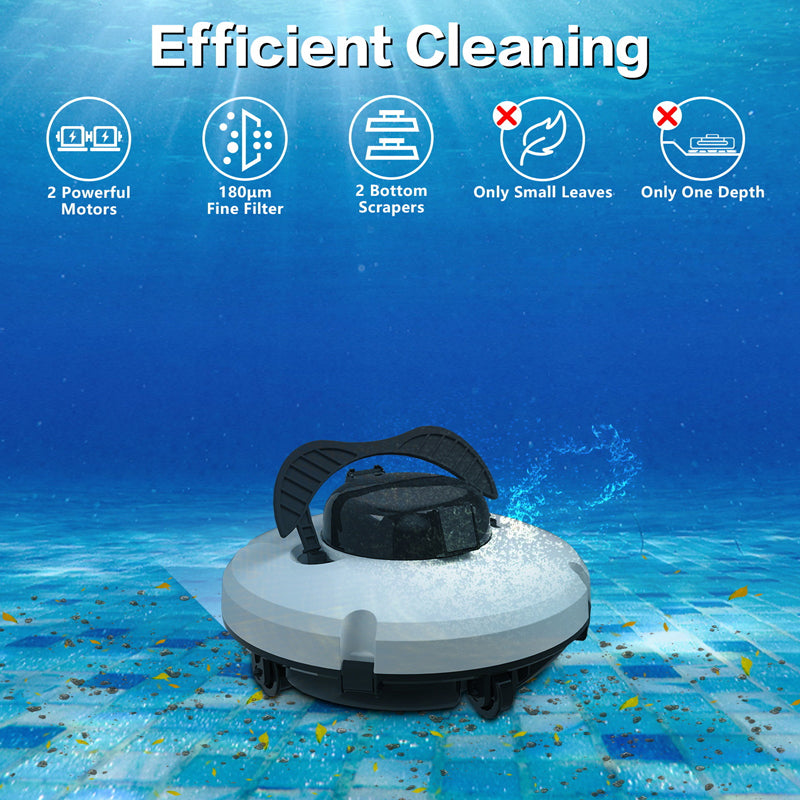 Robot Pulitore per Piscina Senza Fili