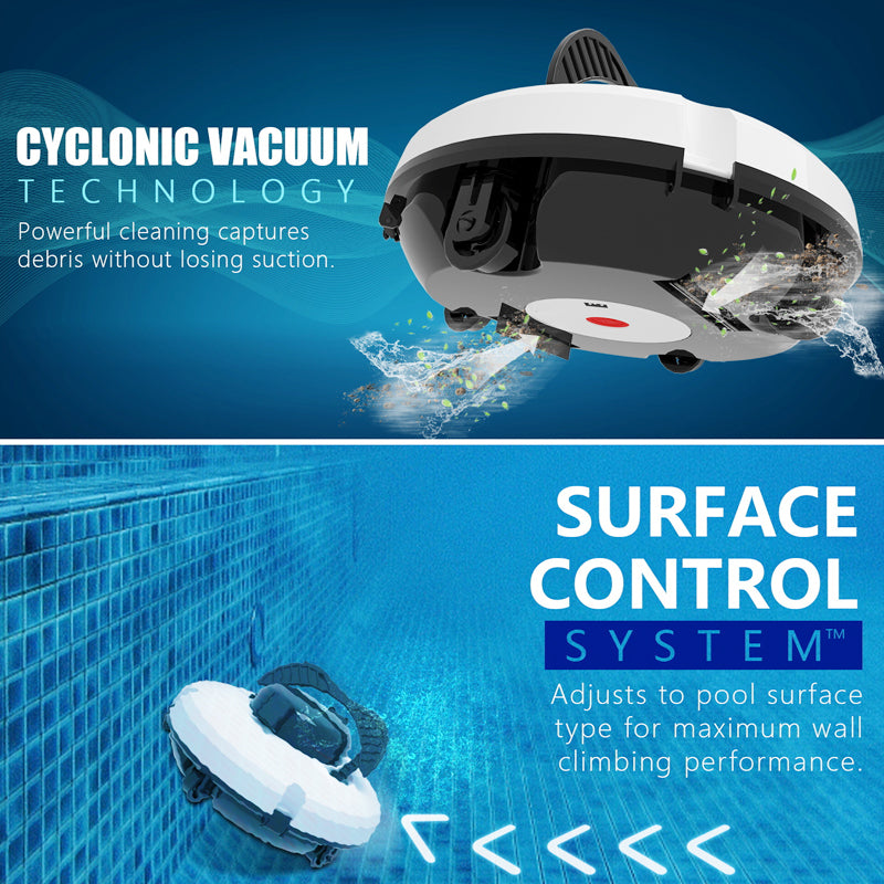 Robot Pulitore per Piscina Senza Fili