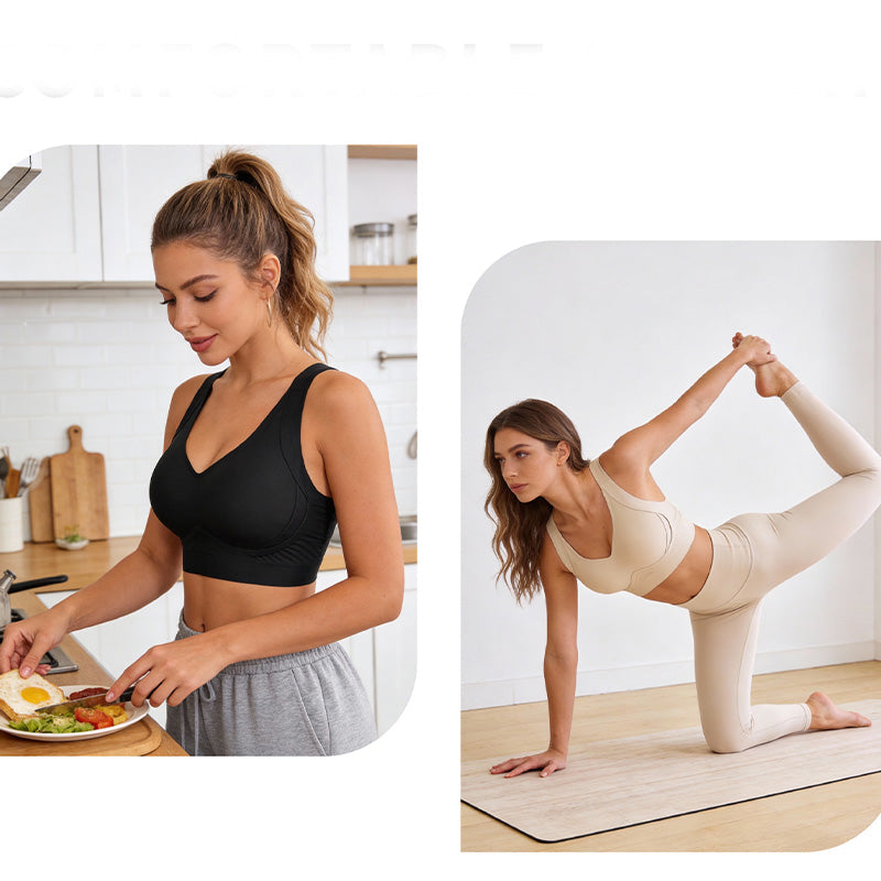 Reggiseno senza cuciture a copertura totale con supporto